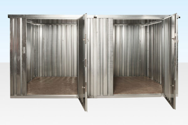 3M X 4.2M Side Linked Flat Pack Container Bundle (Galvanised) - Image 3