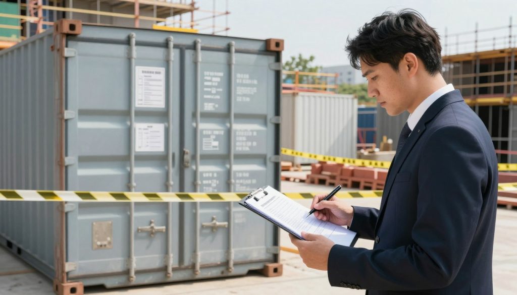 Shipping container permits and building code compliance